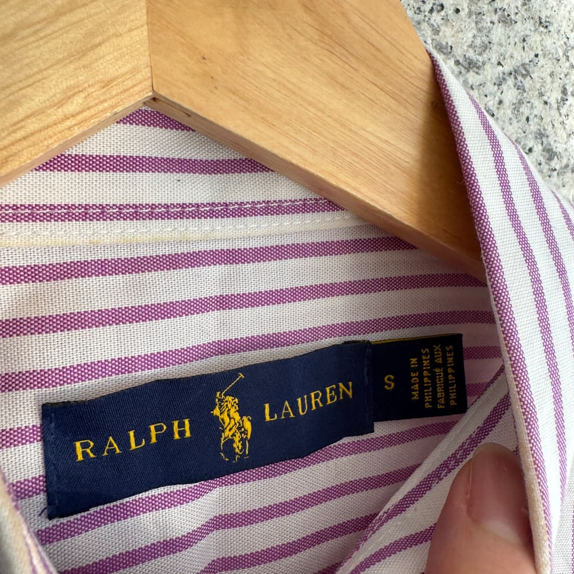 폴로 랄프로렌 포니 로고 스트라이프 셔츠 상품이미지8