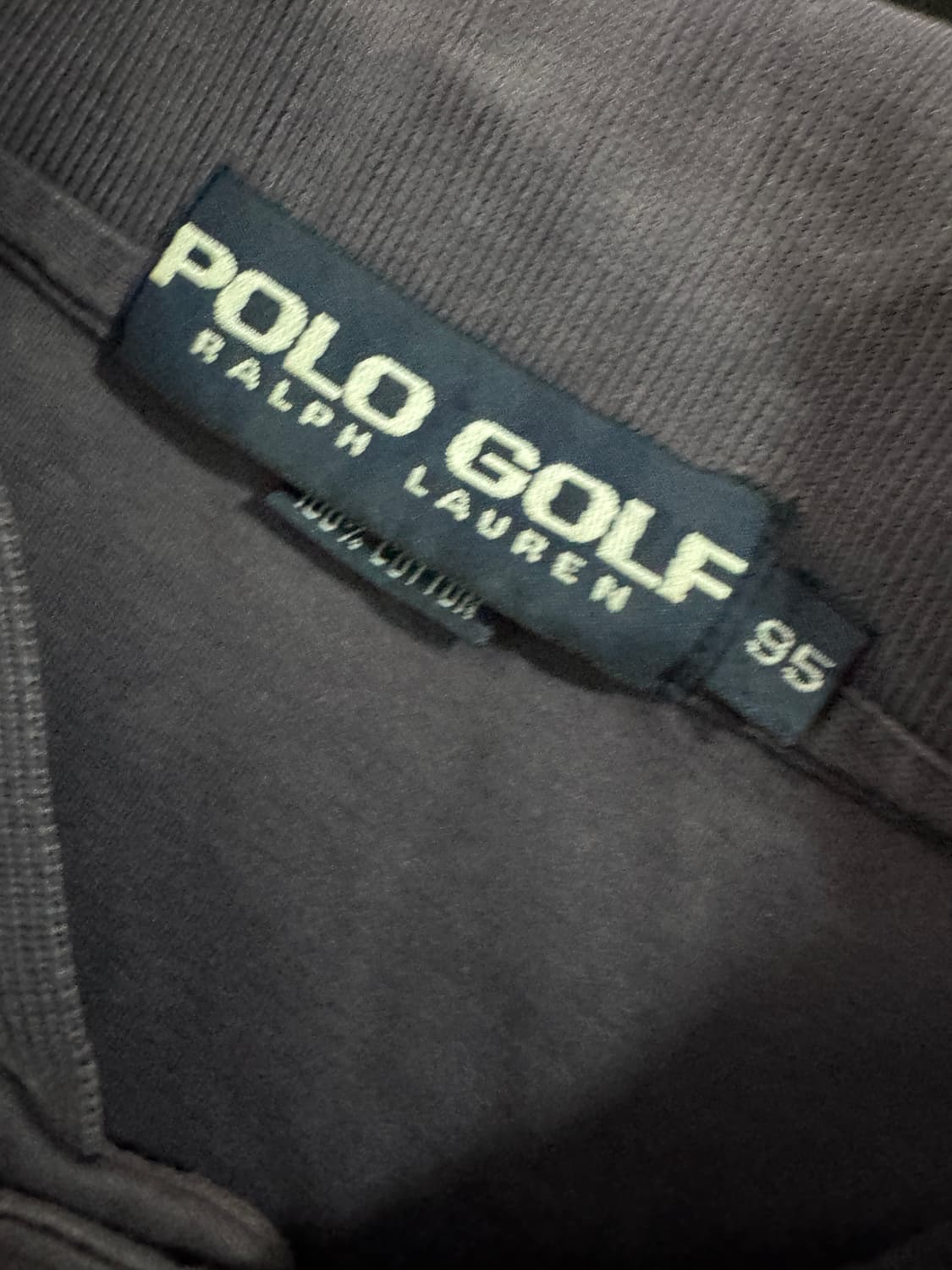 폴로 랄프로렌 방패 와팬 pk 긴팔 카라티 퍼플 상품이미지3