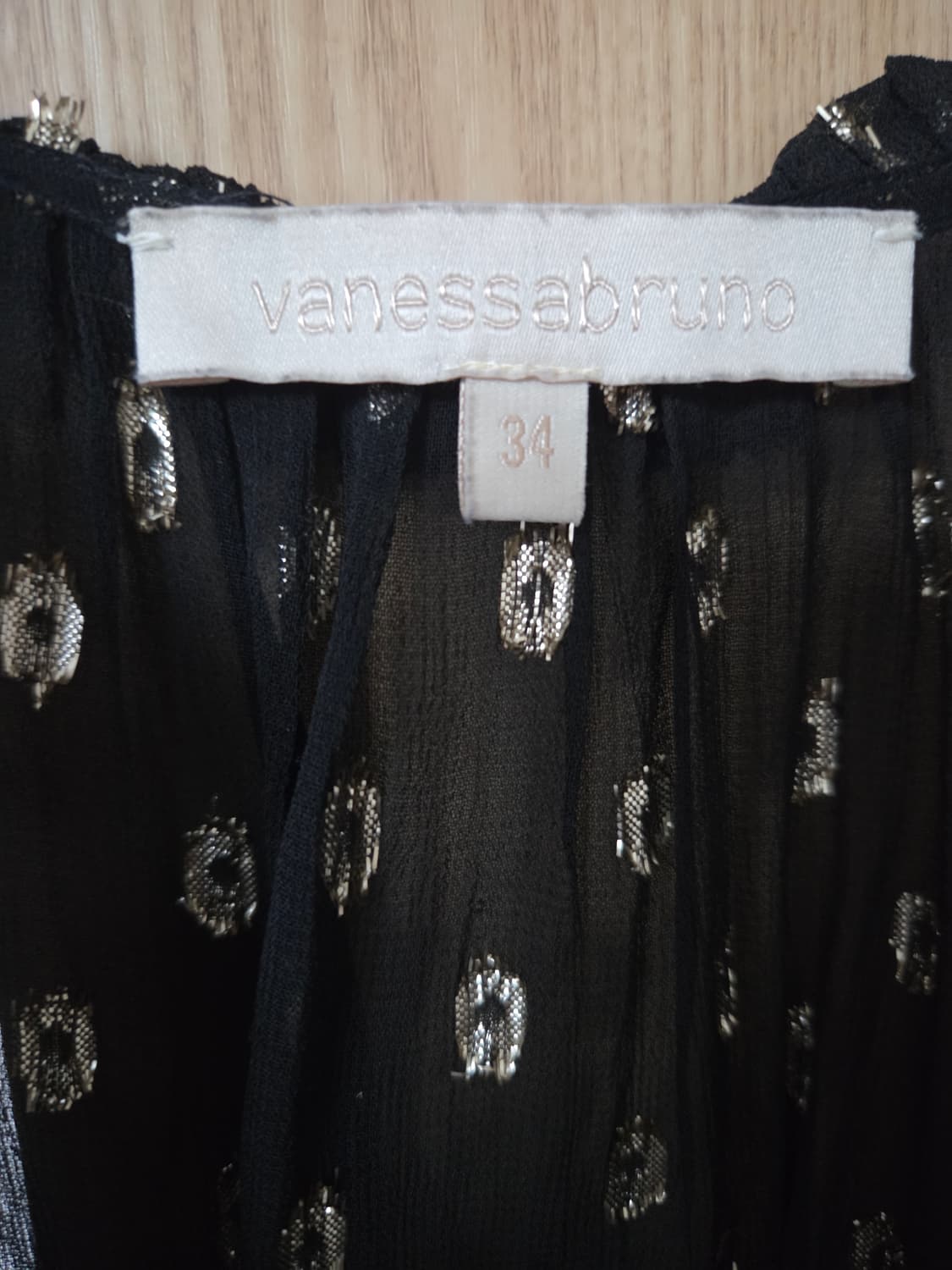 바네사브루노 시스루 블라우스 상품이미지2