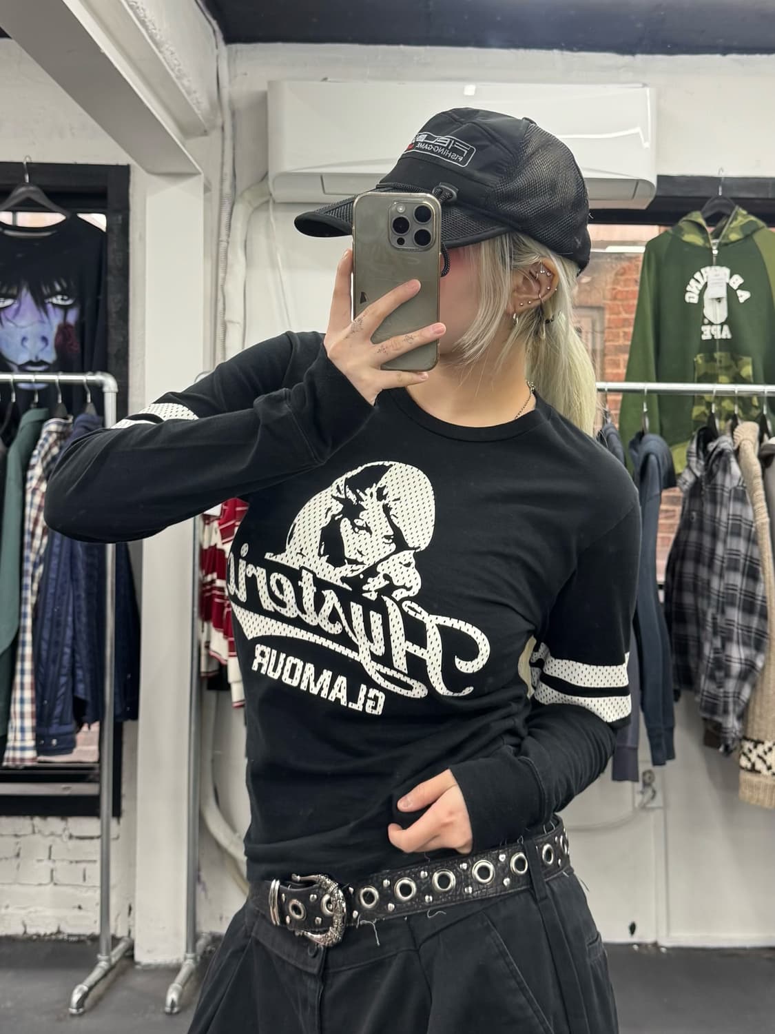 히스테릭 글래머 히스걸 롱슬리브 상품이미지2