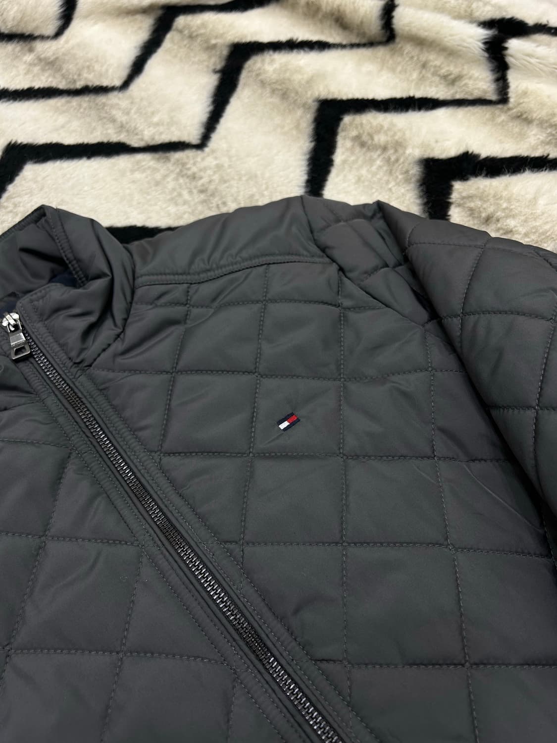 [S]타미힐피거 클래식 퀄팅 자켓/그레이 상품이미지1