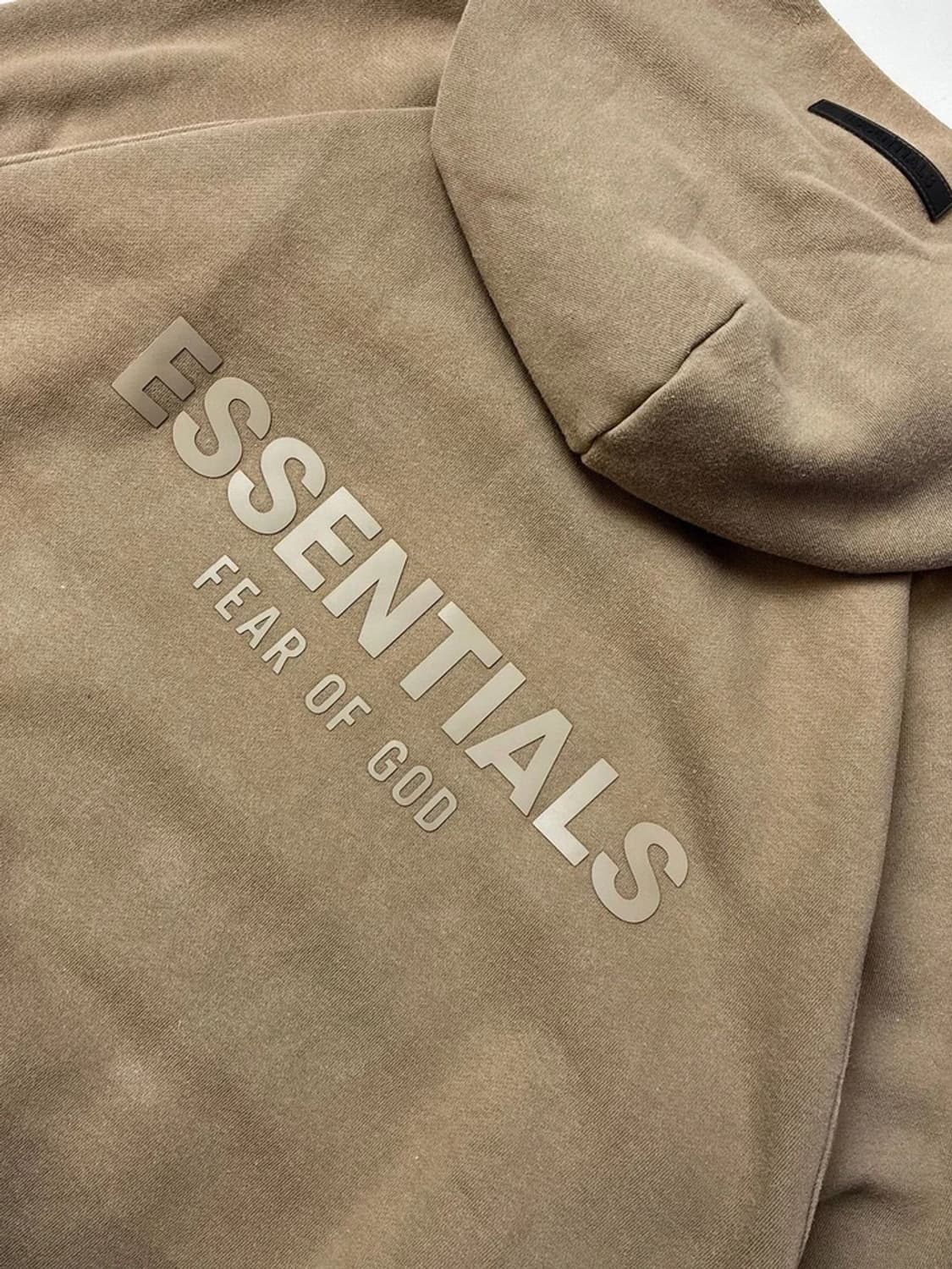 에센셜 피어오브갓 기모 헤비코튼 빅로고 스웻 세트 PN5091 상품이미지3