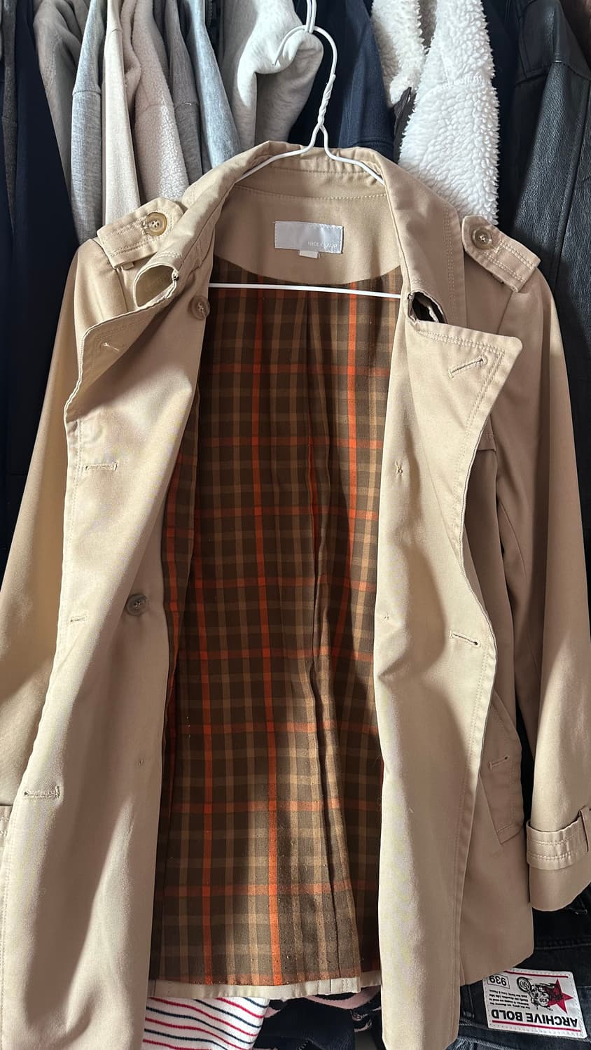 나이스클럽 트렌치코트  상품이미지2