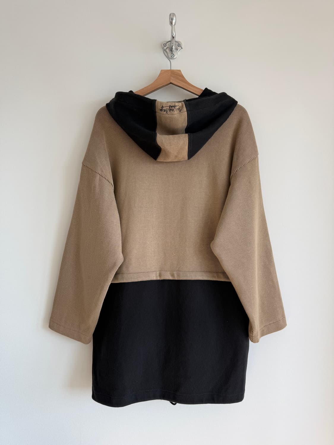 올드 까스텔바작(Castelbajac) 하프 집업 롱 후드 상품이미지5