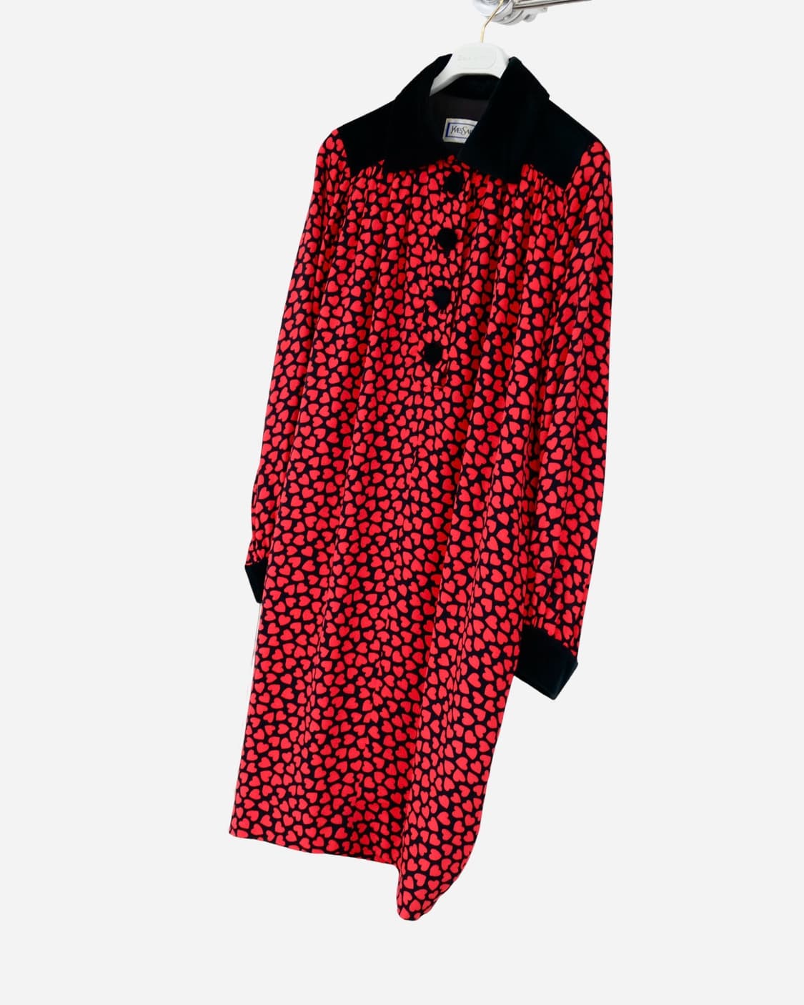 Yves Saint Laurent Heart Print Dress 상품이미지2