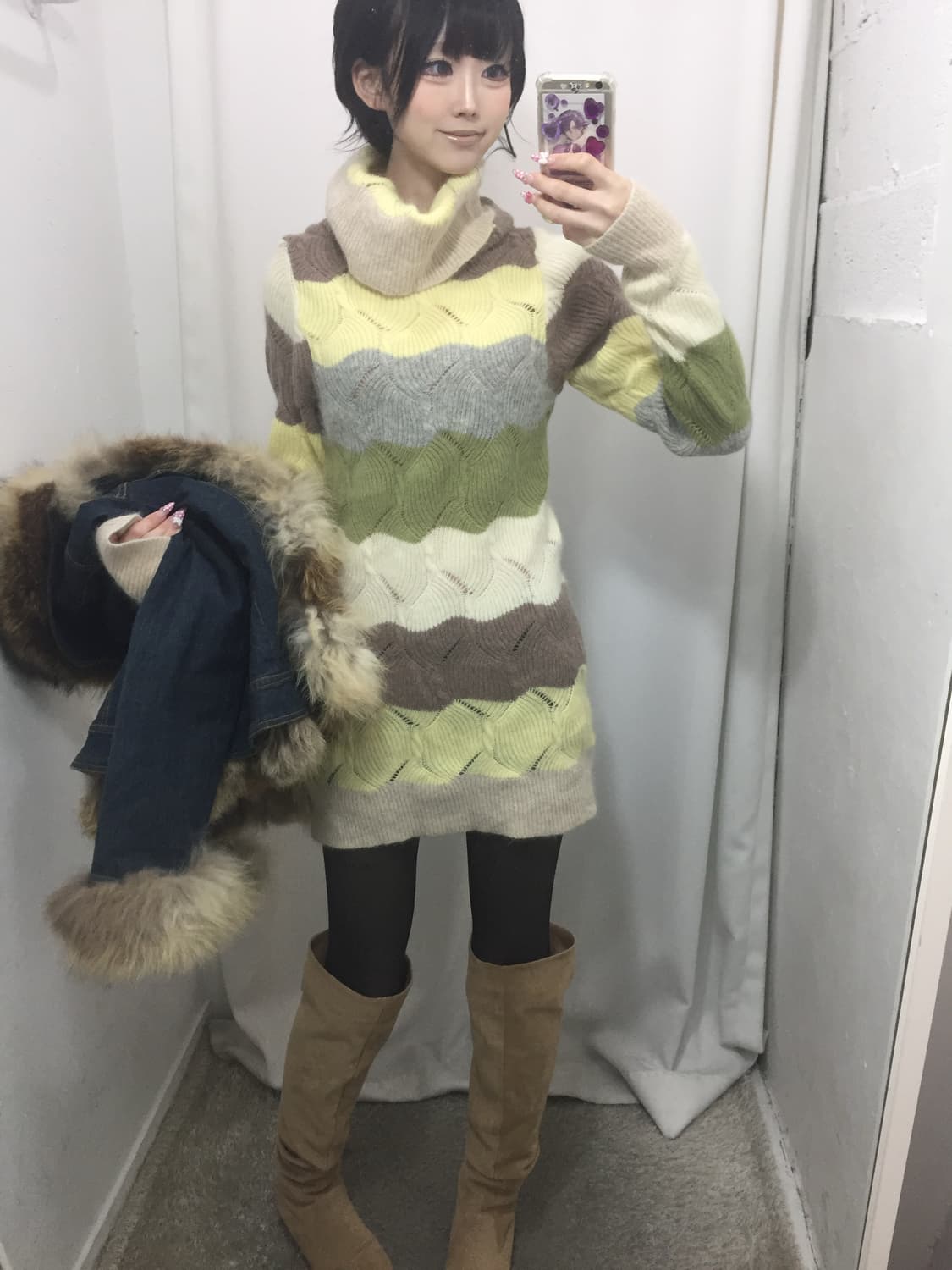 퍼 청자켓 코디🐺  상품이미지4