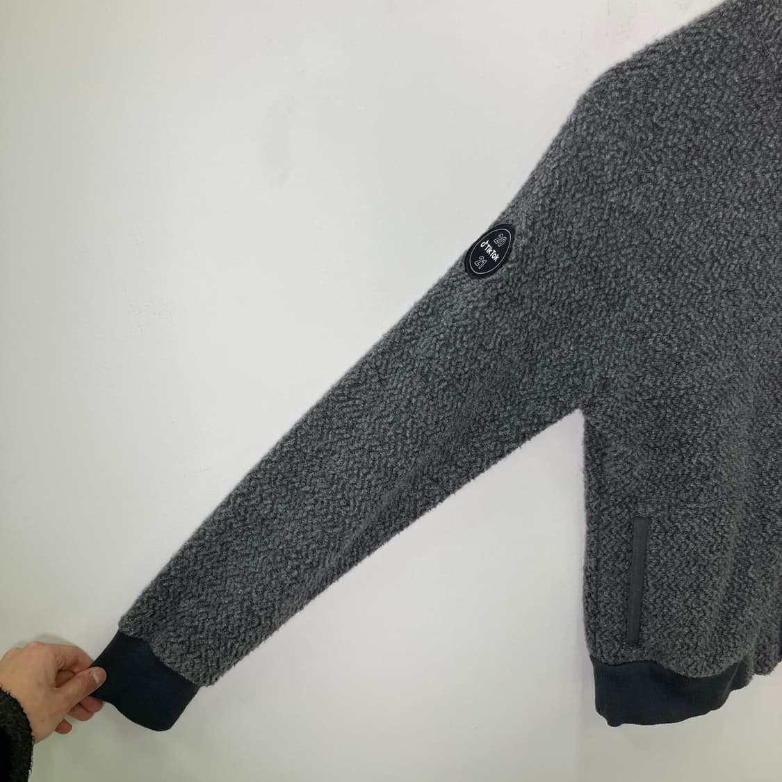 파타고니아 그레이 울리에스터 플리스 집업 자켓 M 상품이미지5