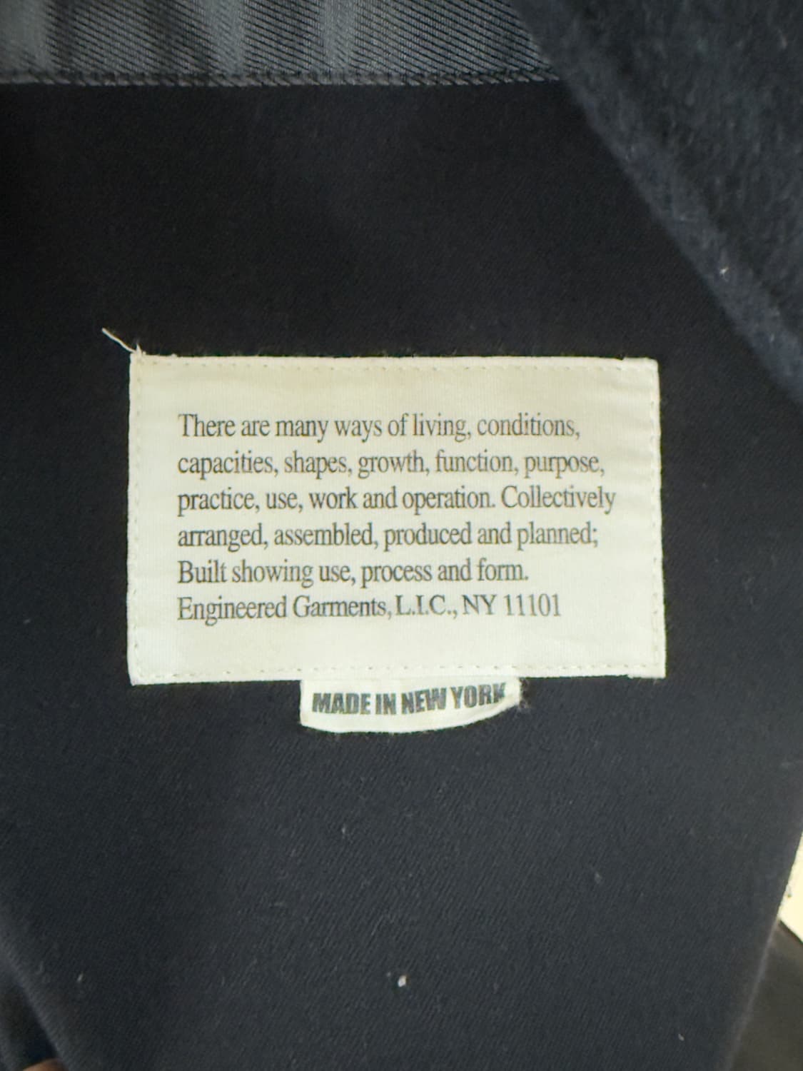 엔지니어드 가먼츠 22FW 로이터 자켓: 다크 네이비(도트) / S 상품이미지4