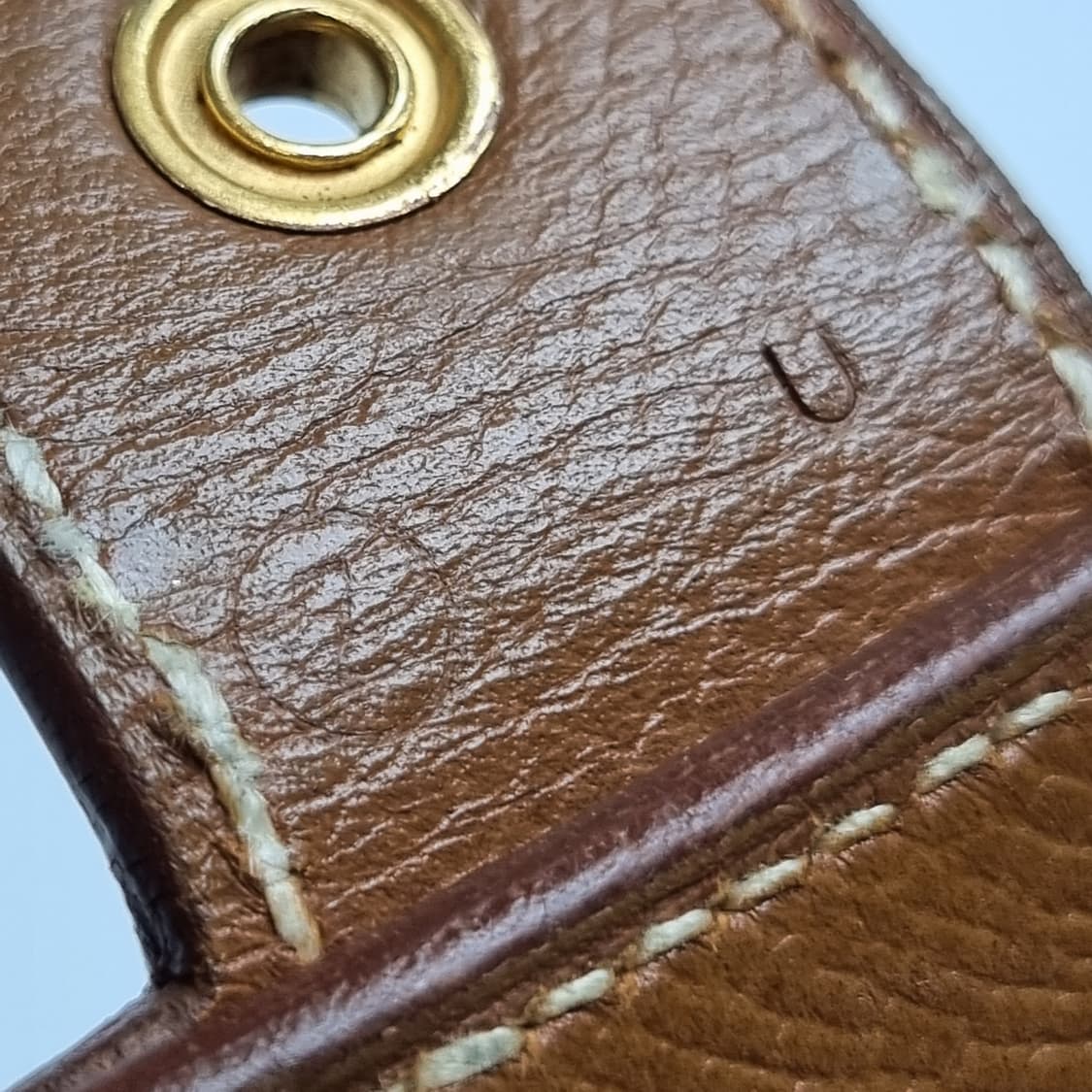 에르메스 삭아데페슈41 브라운 금장 브리프케이스 남여공용(최상급서류가방) 상품이미지10