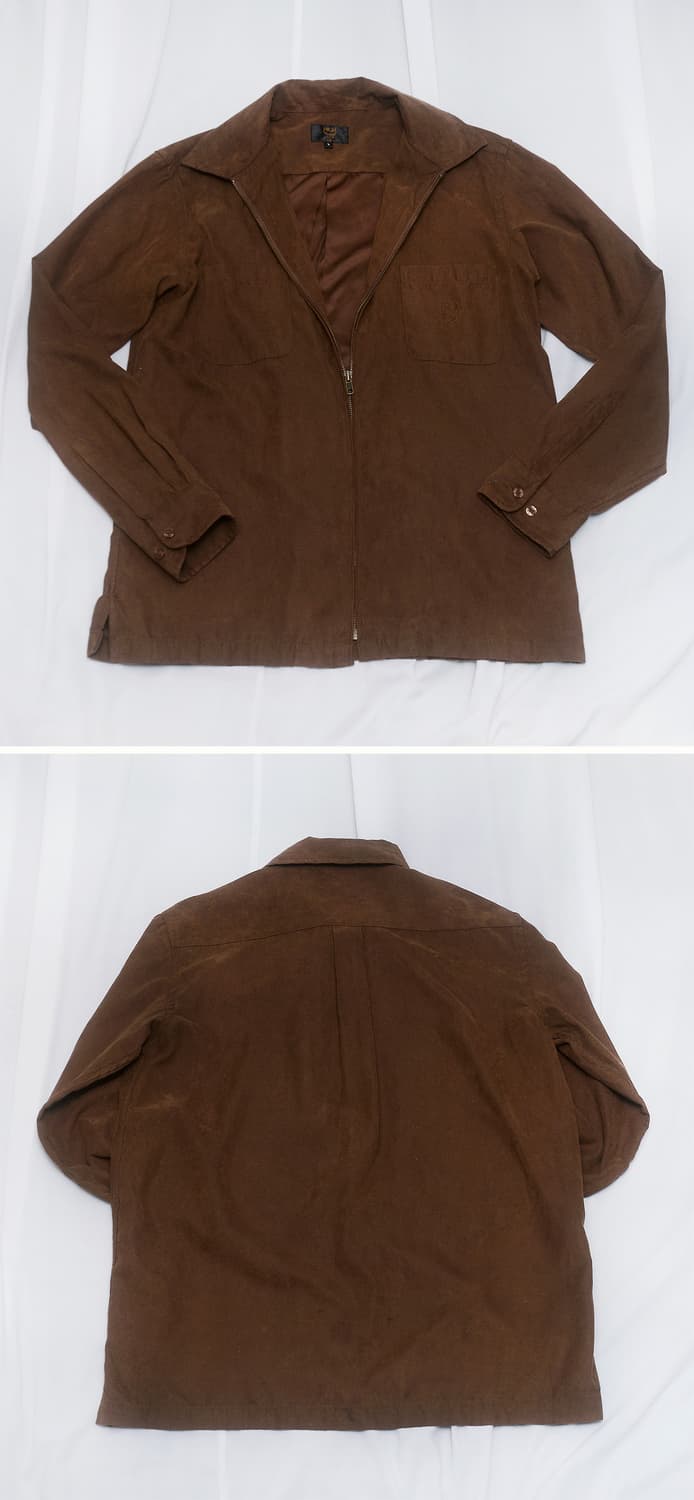 MCM 오리지널 벨벳 스웨이드 집업 셔츠 자켓 (95-100) 상품이미지2