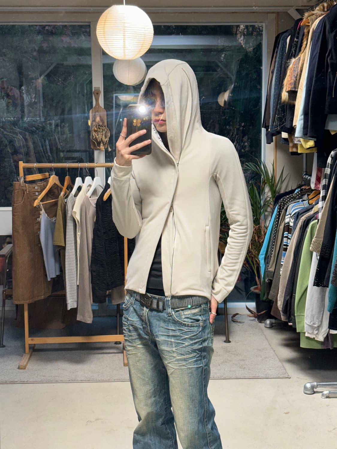 Bajra 비대칭 후드집업 상품이미지5