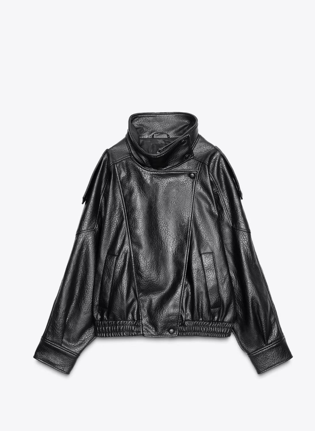 Zara 페이크 레더 자켓 XS 상품이미지1