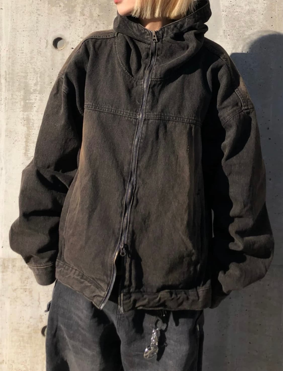 쇼핑몰 SEAZ 시즈 데님 후드 집업 청자켓 상품이미지2