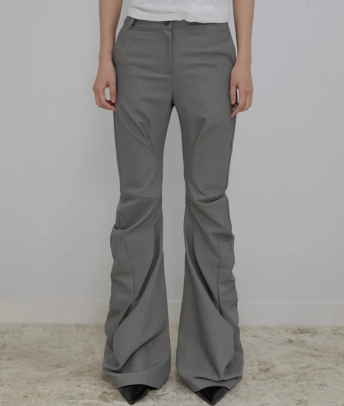 플레어업 Asymmetrical Drape Pants  상품이미지1