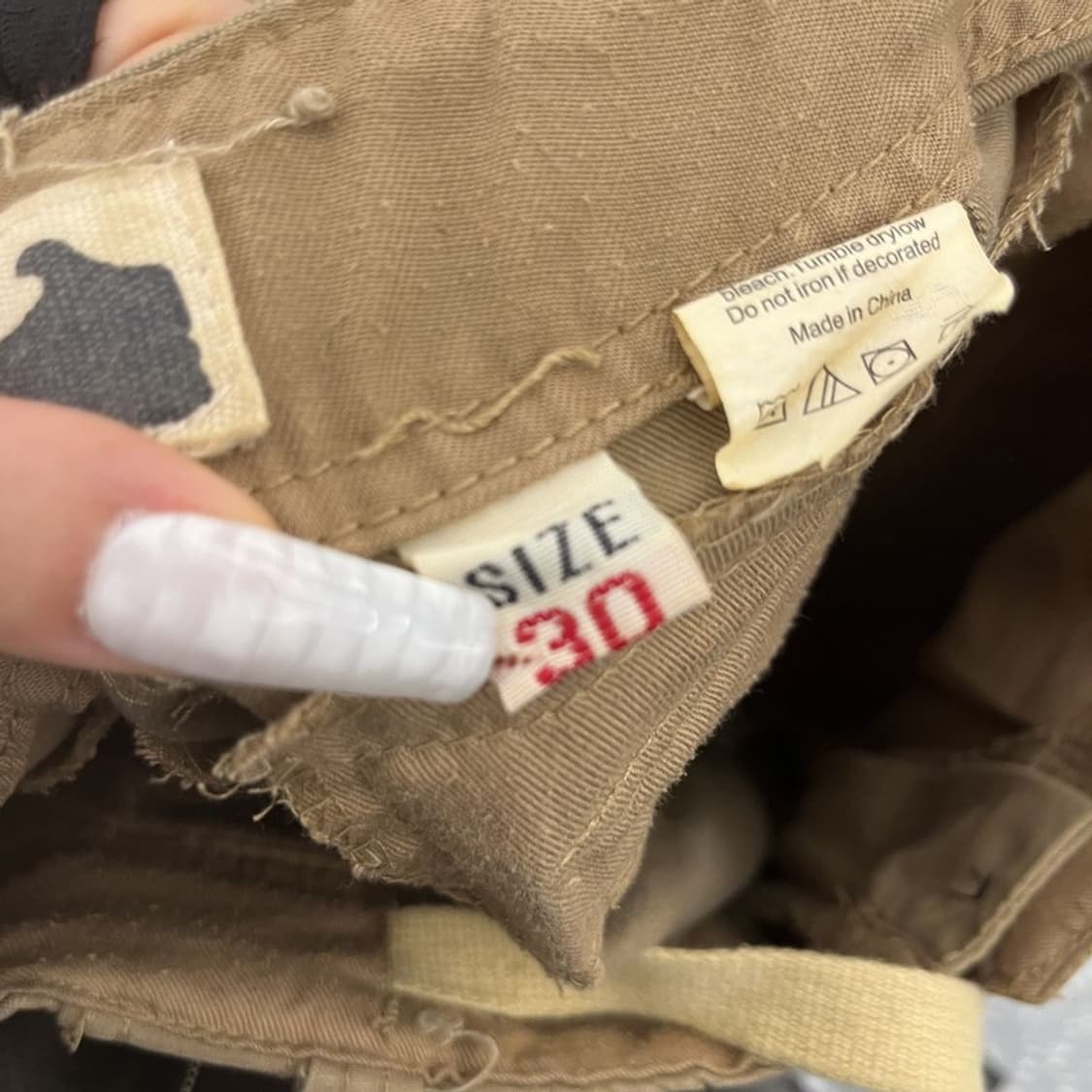 HCO 빈티지 밀리터리 웨스턴 와이드 카고 반바지 C10842 상품이미지6