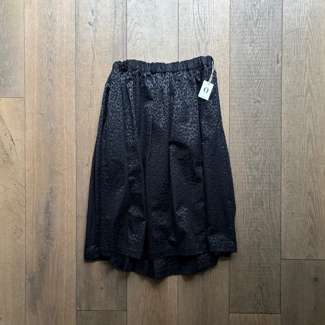 Fluffy Leapard Pattern Pleats Skirt 상품이미지1