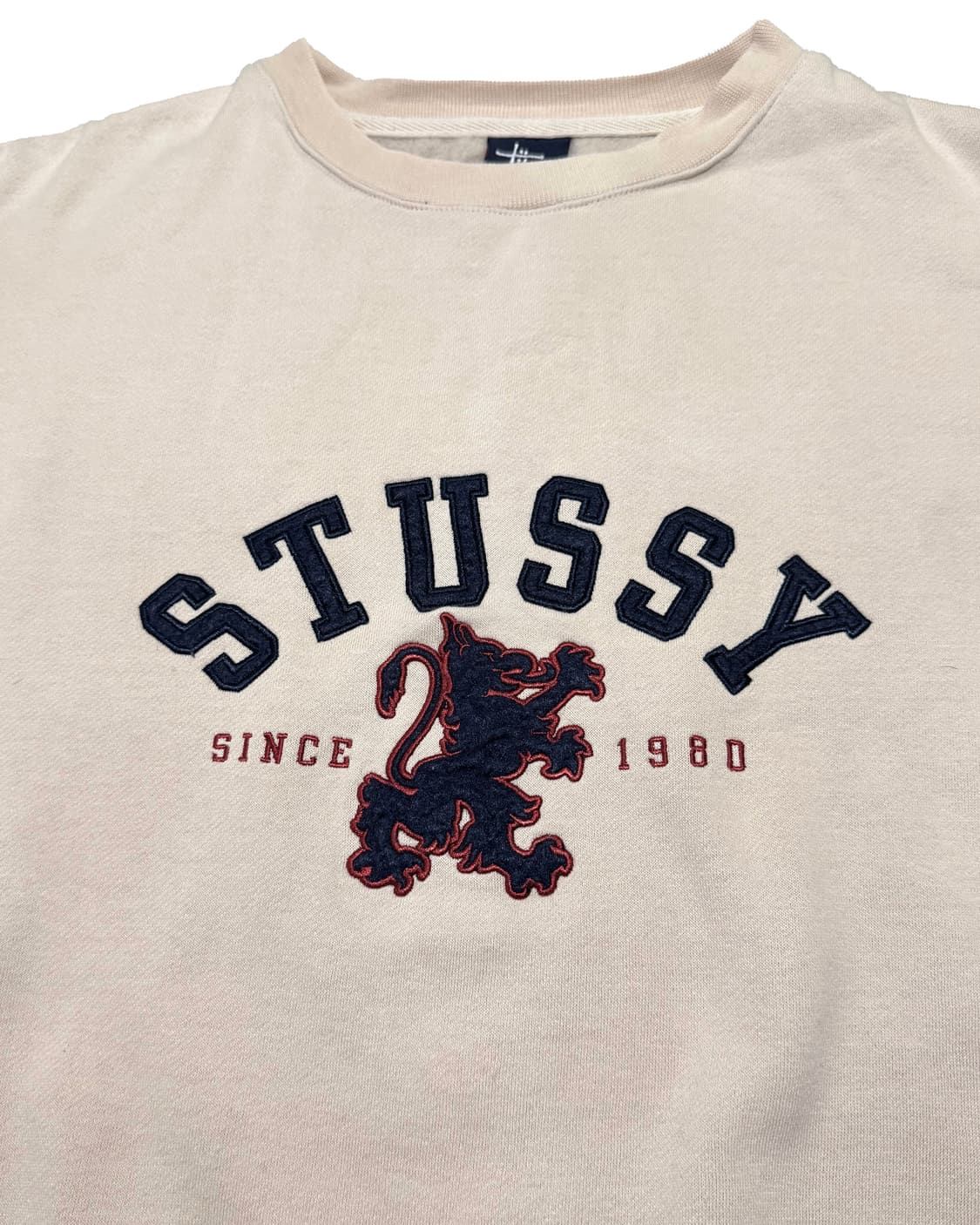 90’s 올드 스투시 컬리지 크루넥 스웻셔츠 상품이미지2