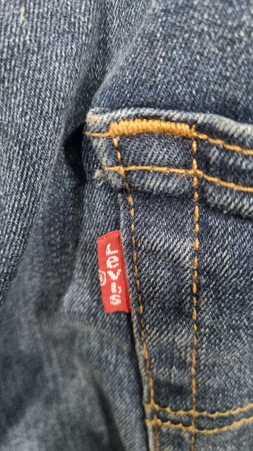 리바이스 청바지 허리33(허리반품43) 기장104 상태좋음 상품이미지4