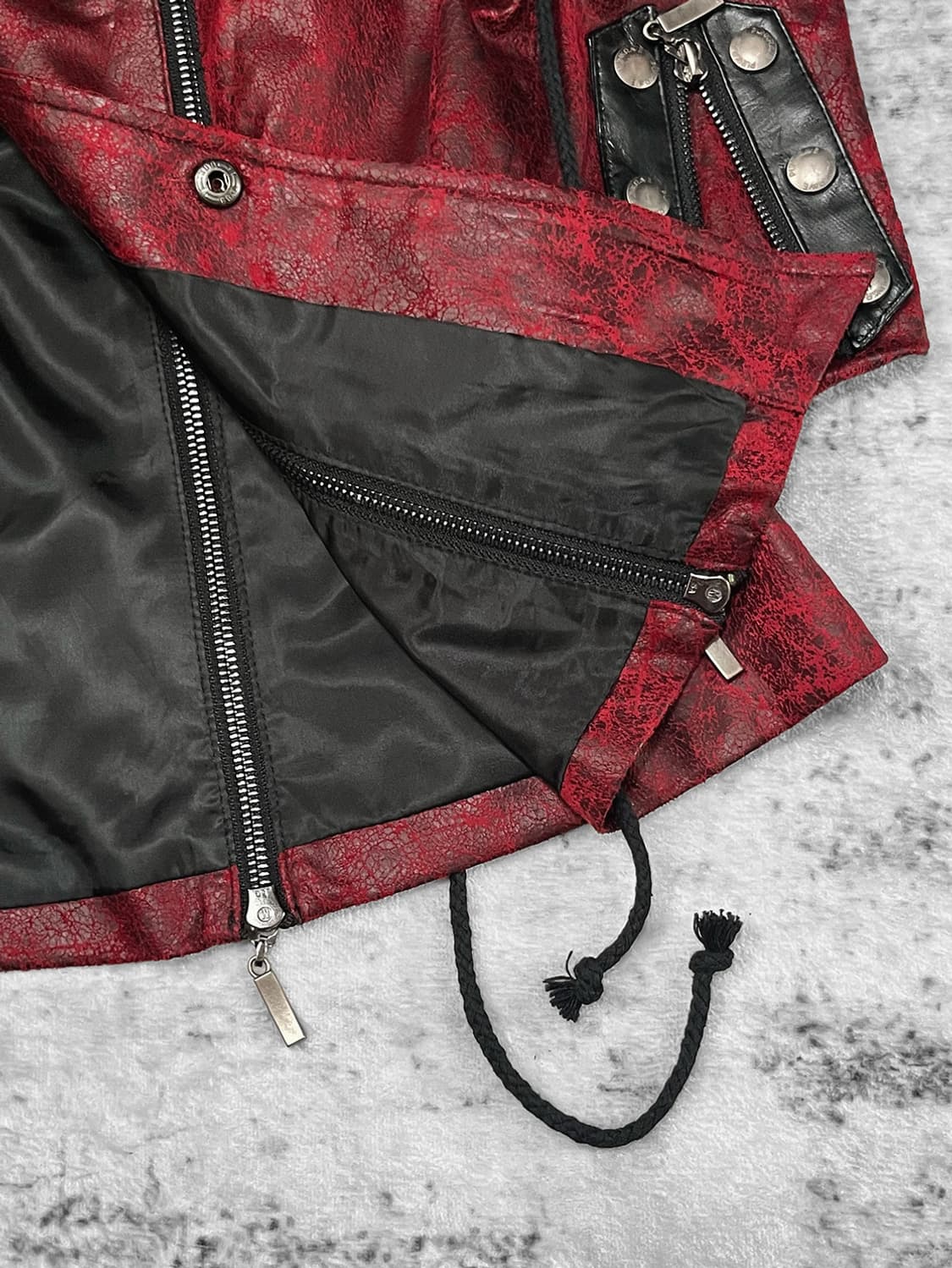 (punk rave) v-kei bondage leather coat  상품이미지5