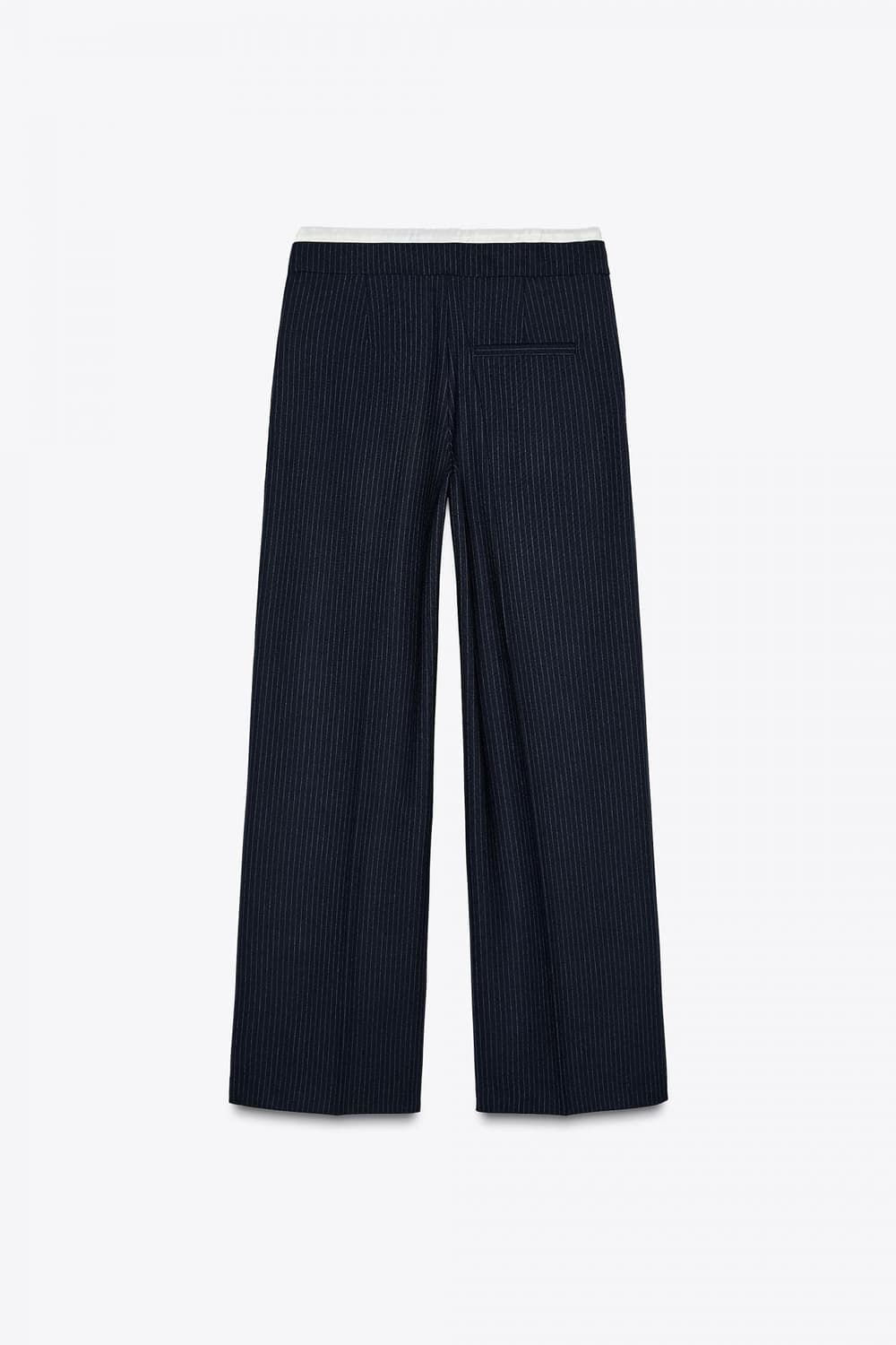 [XS] 자라 스트라이프 더블 웨이스트 와이드 팬츠 상품이미지2