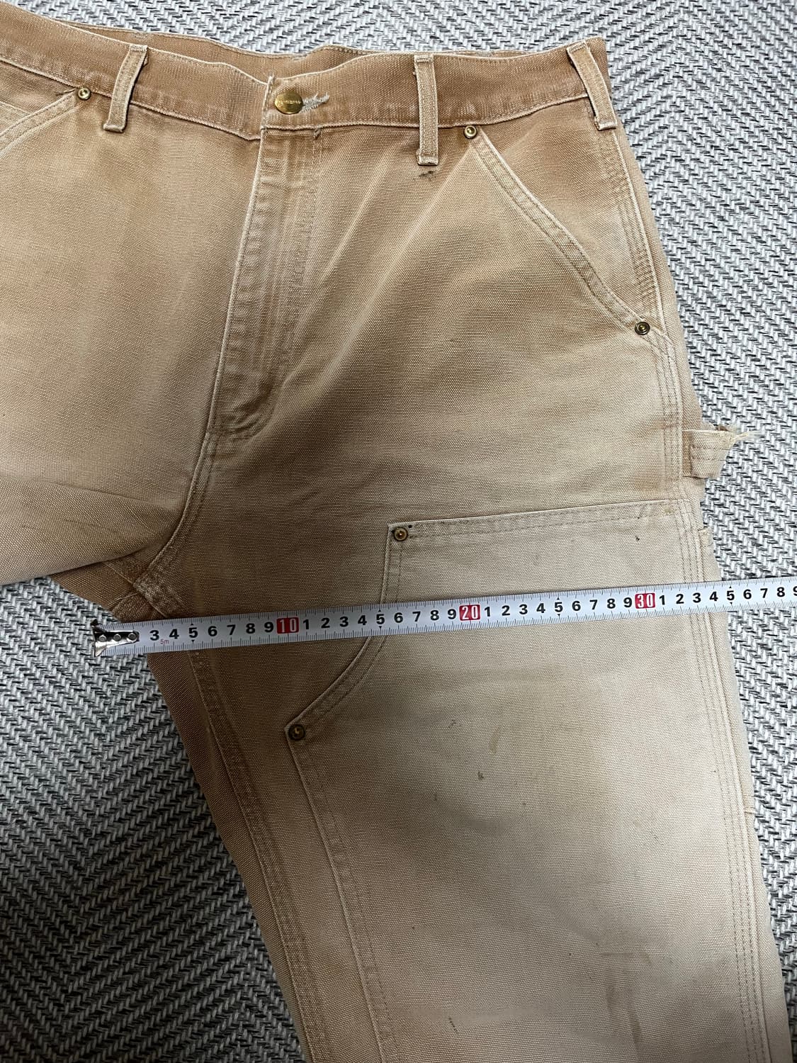 칼하트 더블니 b01 brn 33x34 상품이미지6