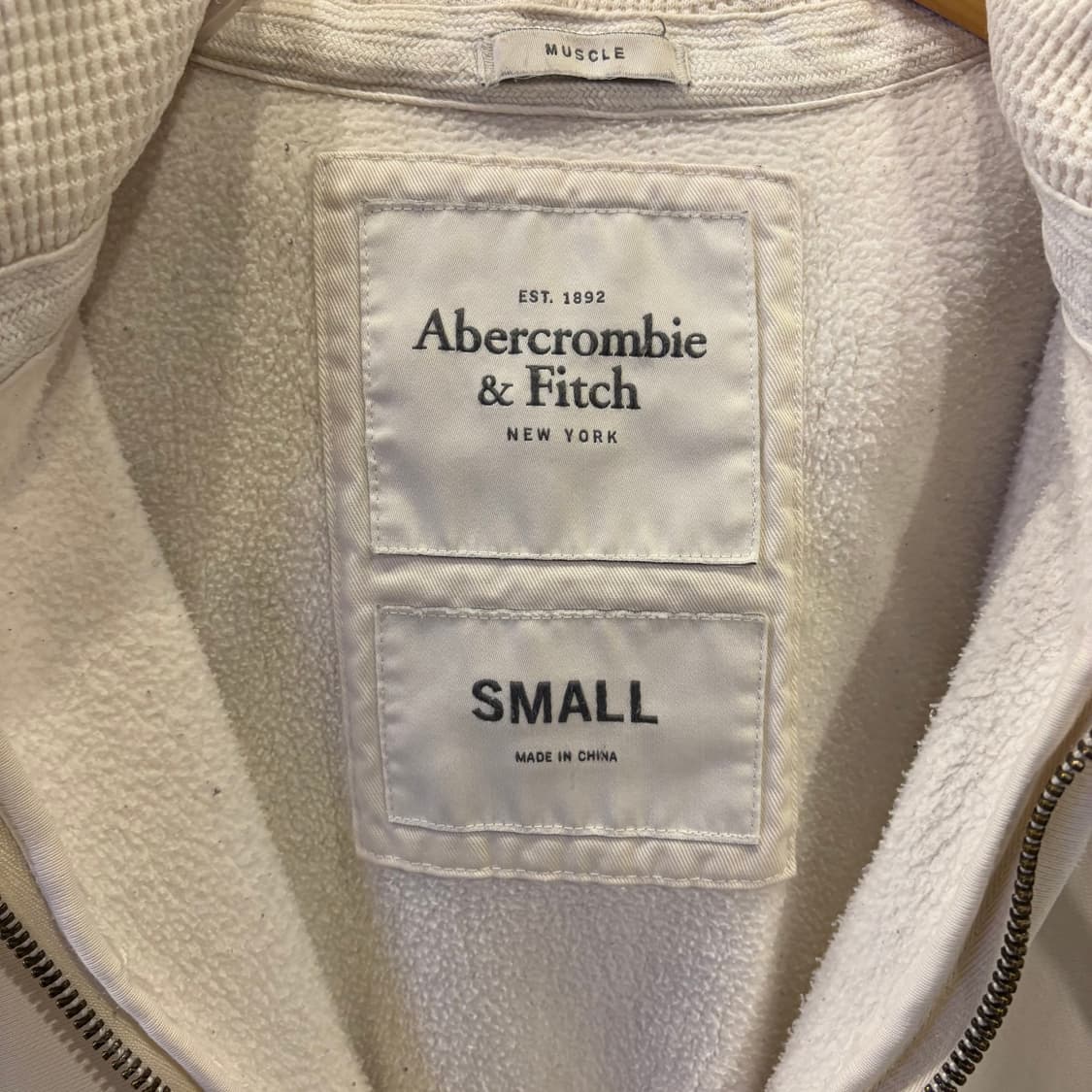아베크롬비 화이트 후드집업 상품이미지6