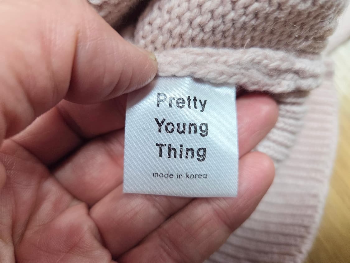 프리티영띵(pyt) 라운드넥 니트 프리사이즈 상품이미지4