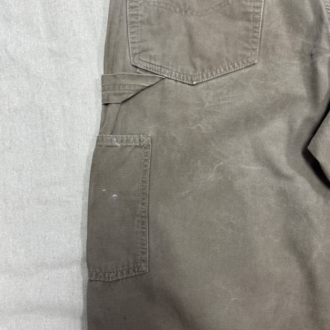 칼하트 빈티지 싱글니 브라운 카펜터 워크팬츠 34 상품이미지7
