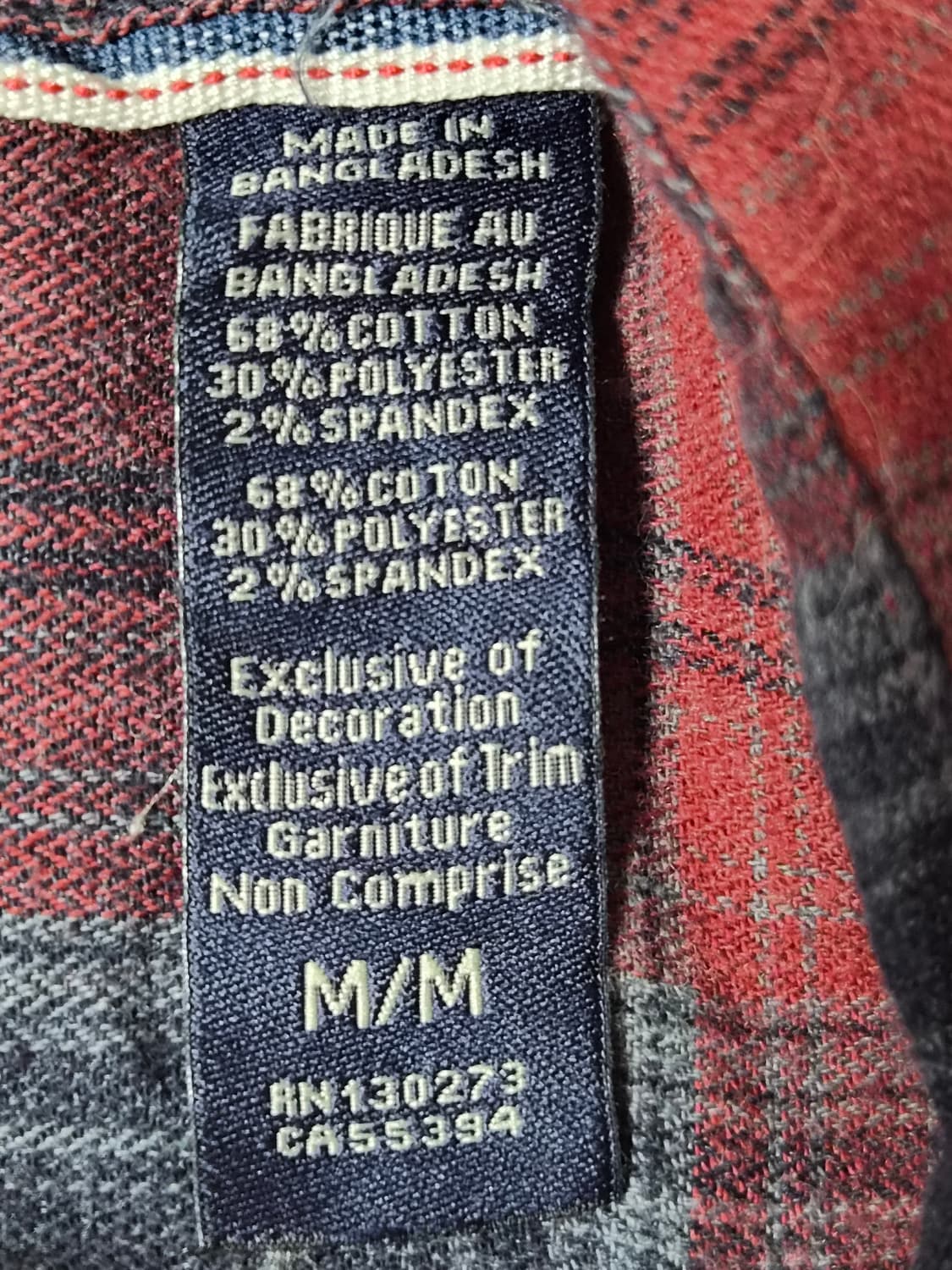 랭글러Wrangler 체크 웨스턴 셔츠 M사이즈 - S334 상품이미지5