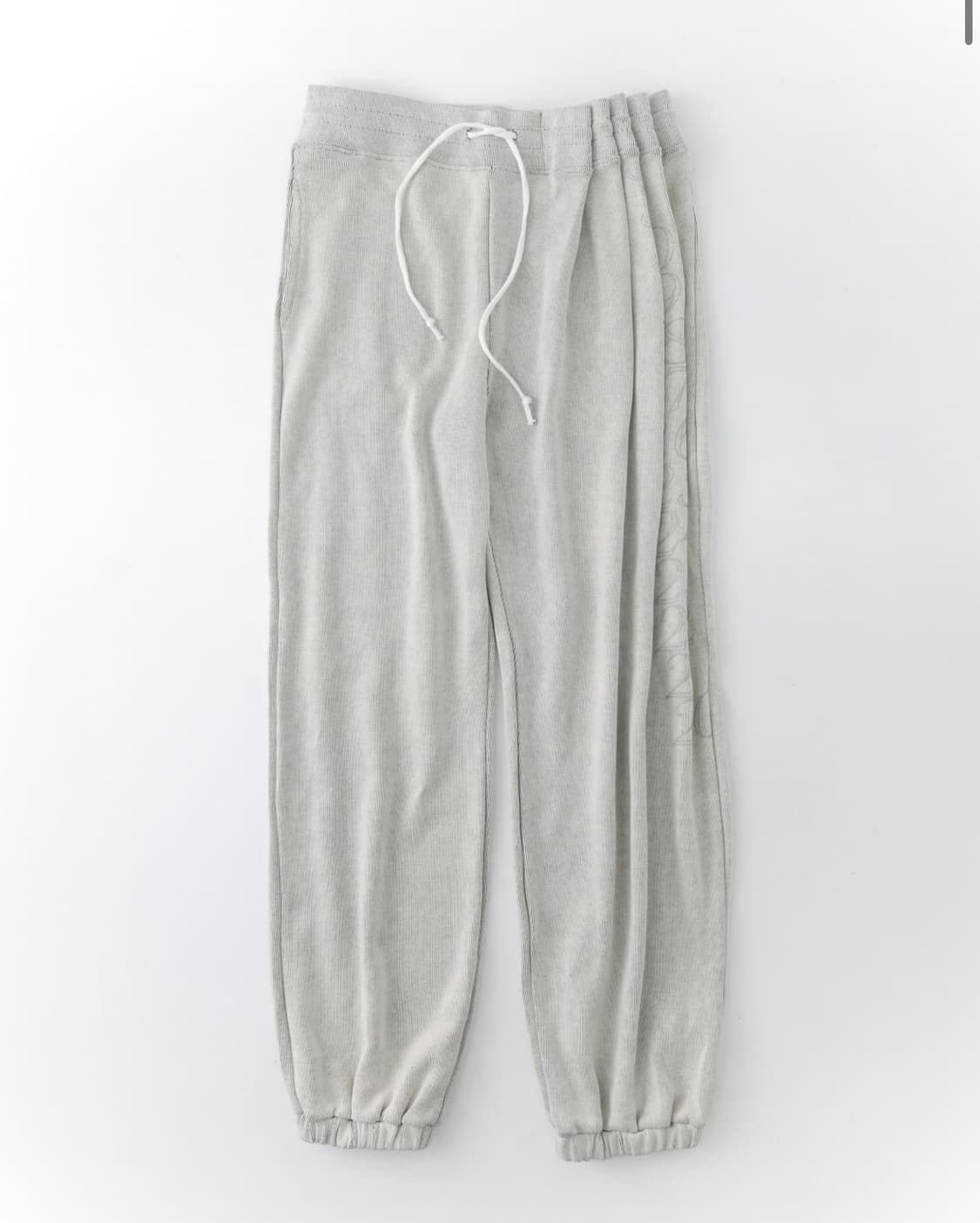 울리카상투스 커튼 저지팬츠 아이보리 상품이미지1