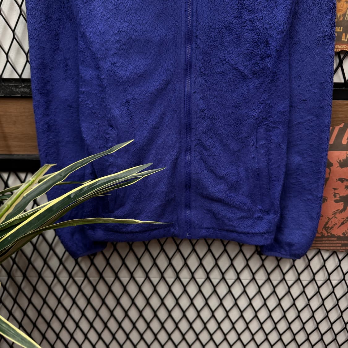 노스페이스 우먼스 하이로프트 플리스 자켓 전후면 로고 포인트 퍼플 상품이미지4