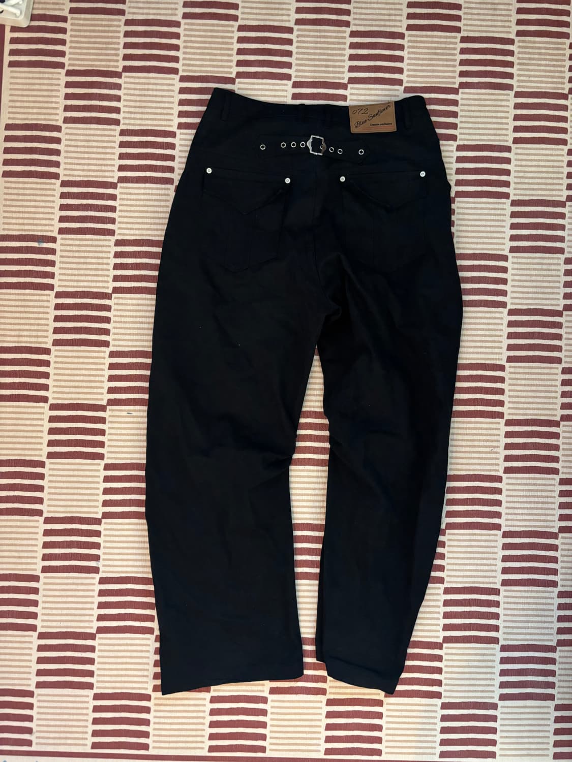 Blue sunflower curvedpants  (1) 상품이미지3