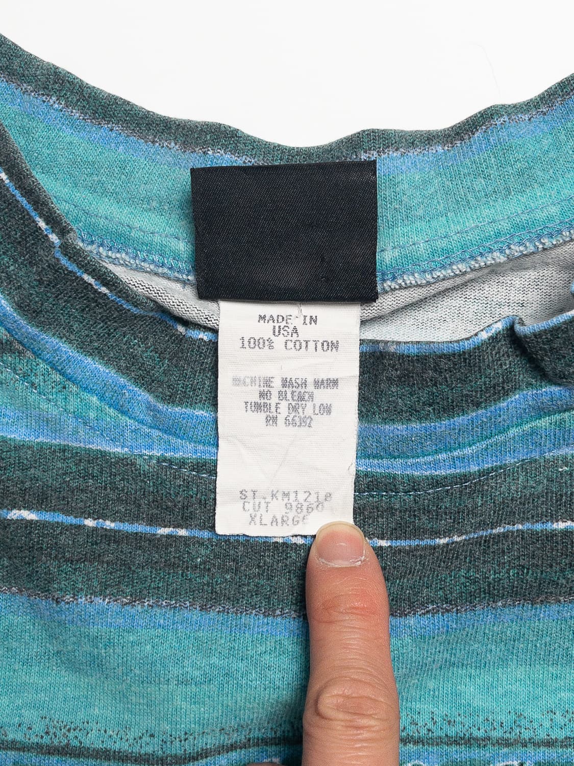 90's Gotcha 스트라이프 서프 티셔츠 상품이미지4