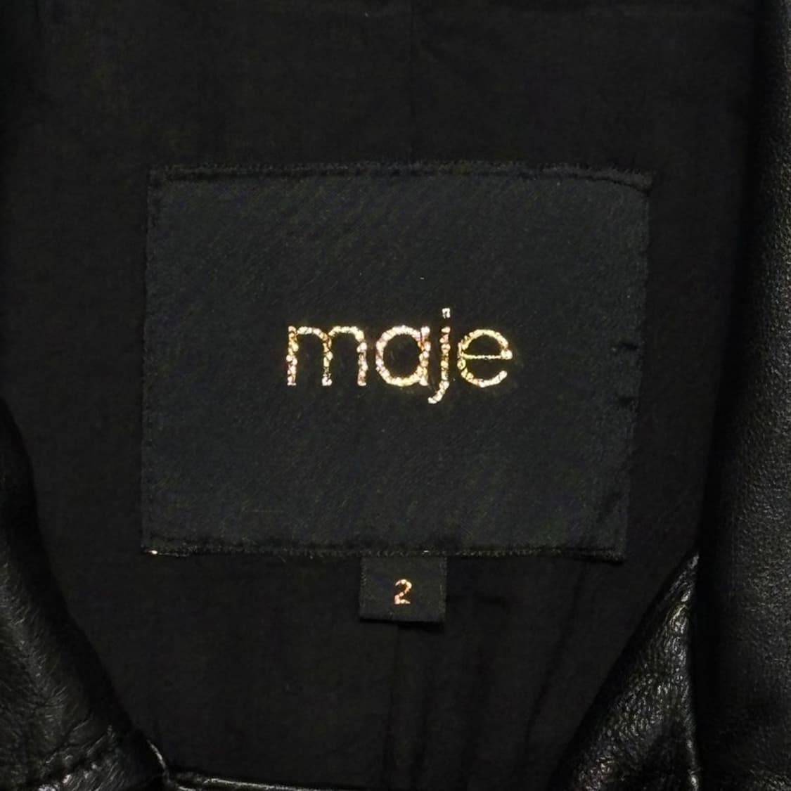 MAJE 양가죽 라이더 자켓 2 상품이미지3