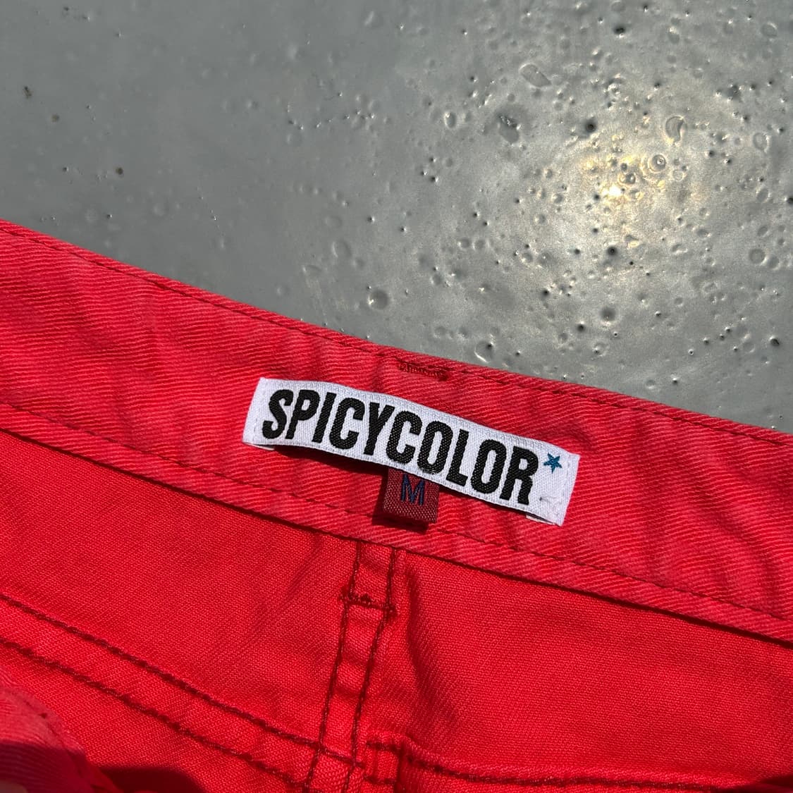 SpicyColor 핫핑크 데님 숏팬츠 상품이미지5