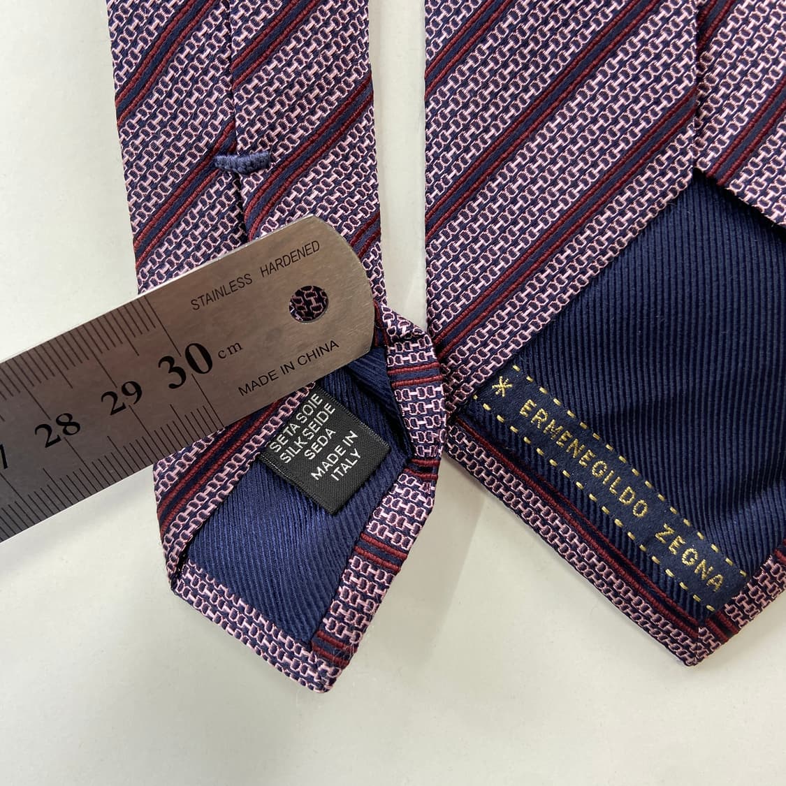 에르메네질도 제냐 정품 명품 넥타이 8.3cm 상품이미지7