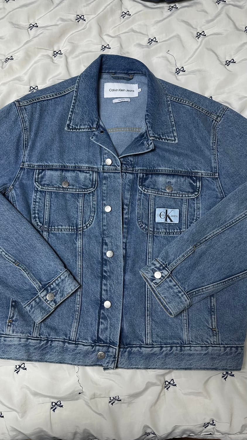 CK 캘빈클라인 데님 청자켓 트러커 상품이미지1
