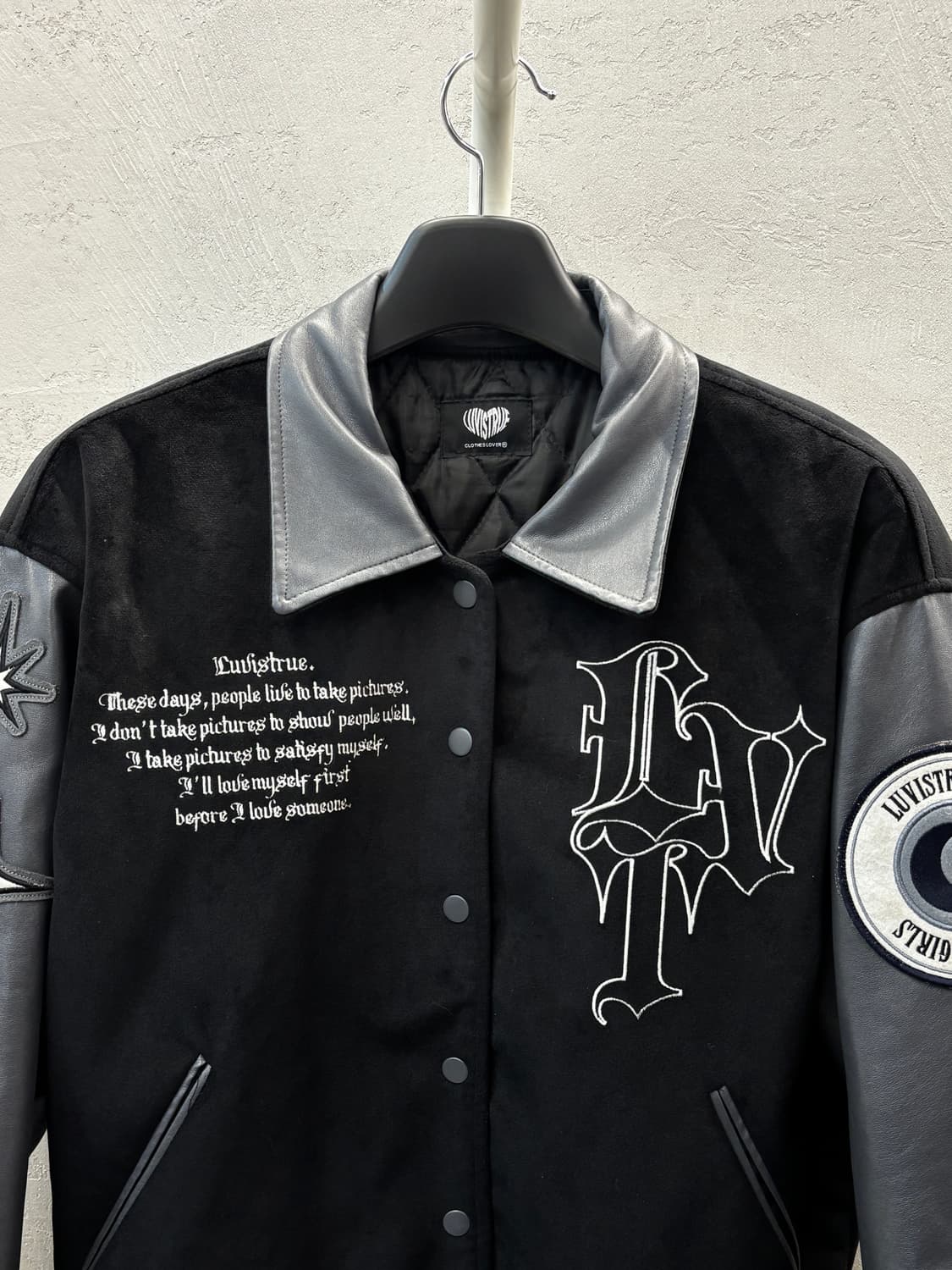 LUVISTRUE 러브이즈트루 바시티 자켓 FREE 상품이미지3