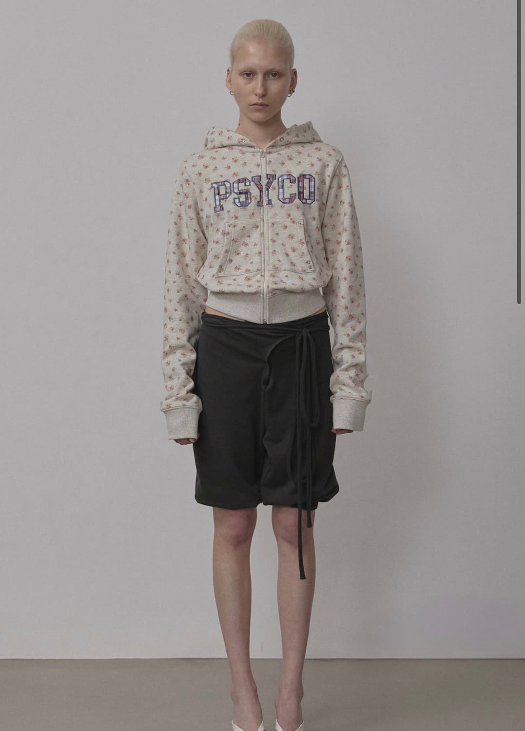 스컬프터 후드집업 꽃무늬 상품이미지2