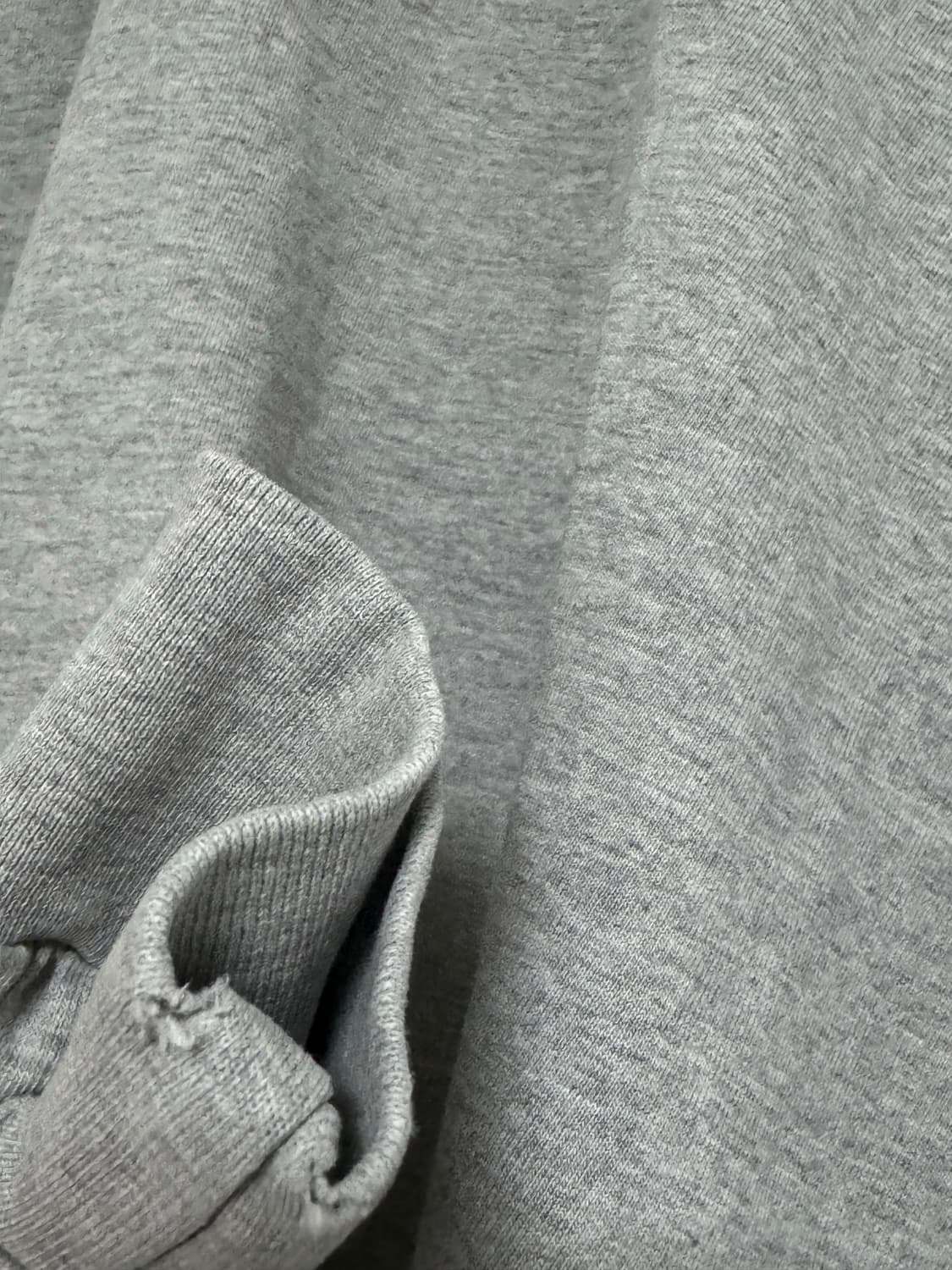 [L] 유니온블루 워시드 롱슬리브 멜란지 그레이 상품이미지5