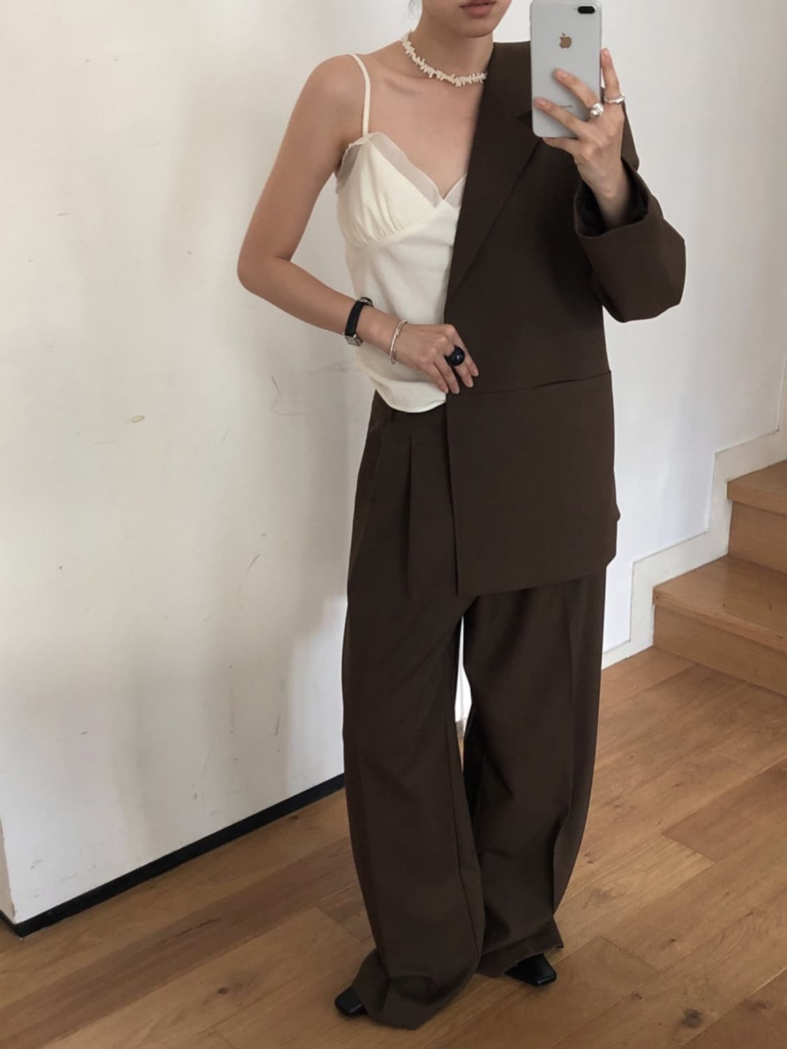 르마흐 러프슬랙스 네이비S 상품이미지5