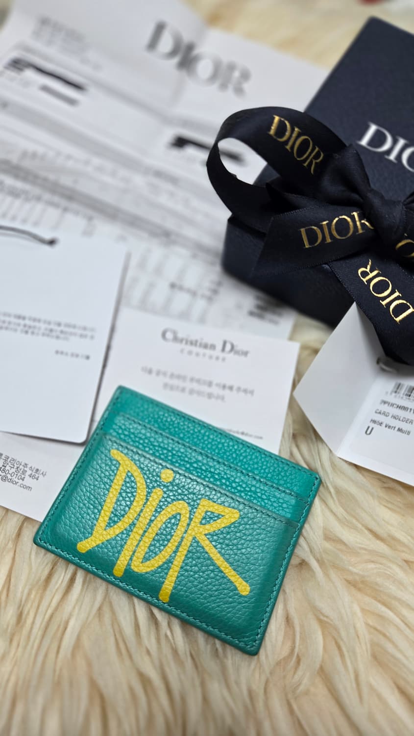(한정판) 디올 DIOR X 숀투시 카드홀더 (카드지갑,카드케이스) 상품이미지2