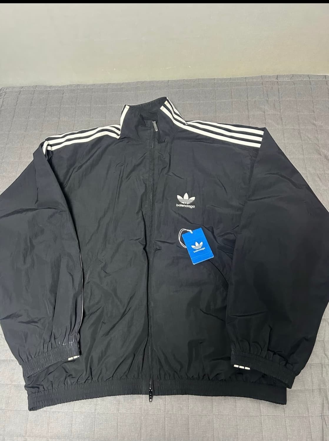 [2]발렌시아가 아디다스 포플린 트랙자켓 블랙 상품이미지1