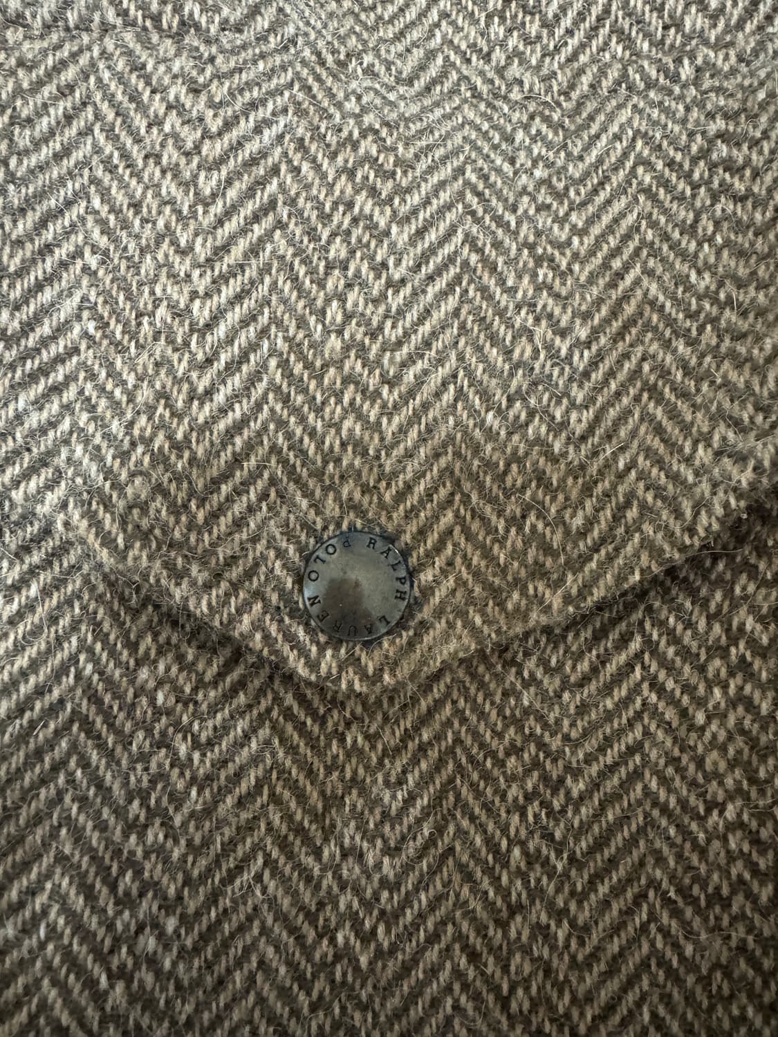 폴로 울 헤링본 뉴스보이 필드 코트 M (이태리) 상품이미지7