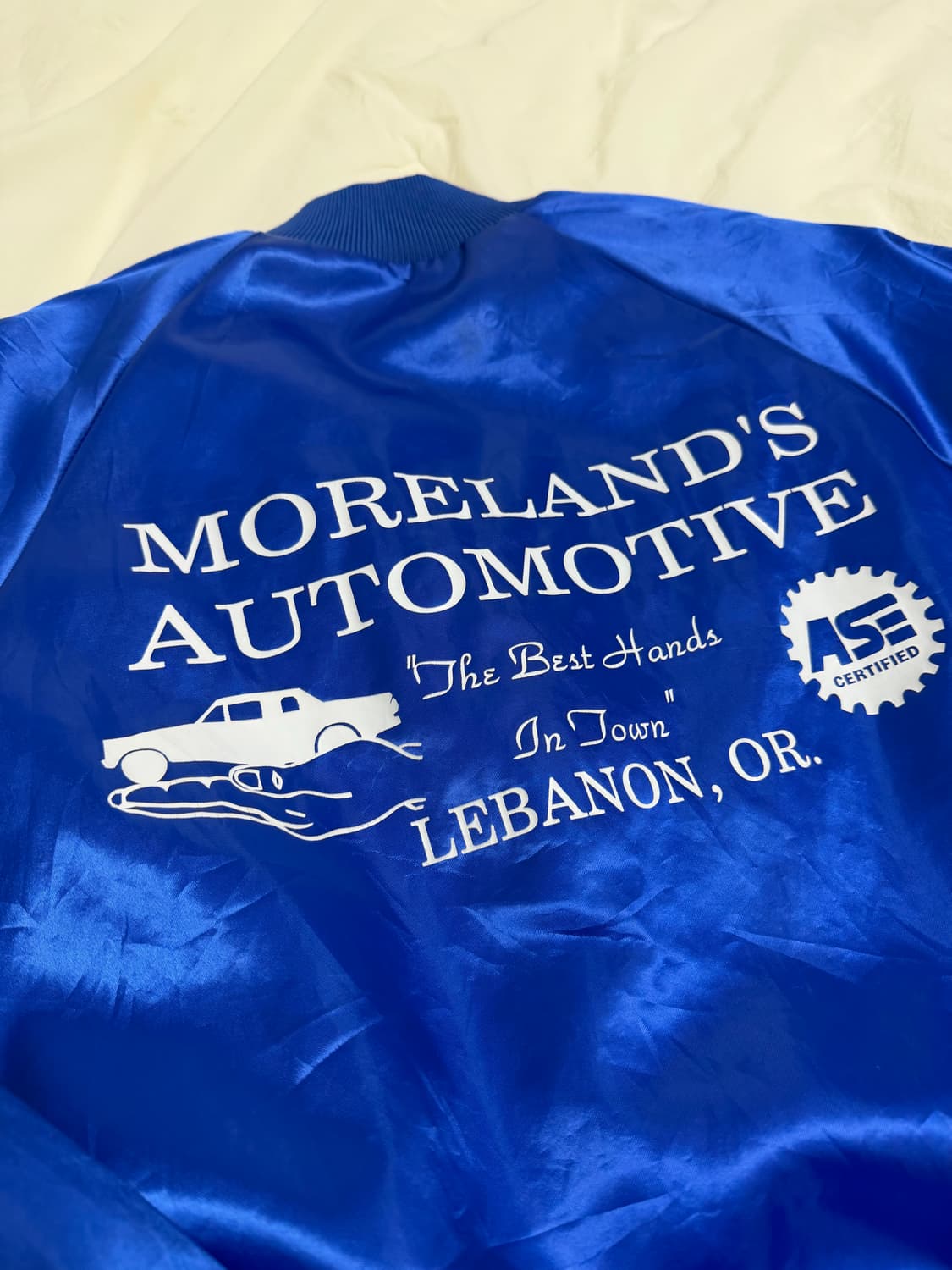 90’s Vintage satin jacket (made in usa) 상품이미지2