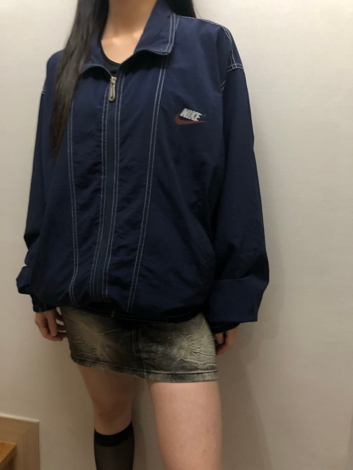 빈티지 나이키 네이비 바람막이 상품이미지6