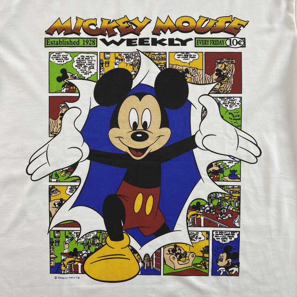 빈티지 미키마우스 반팔 티셔츠  상품이미지3