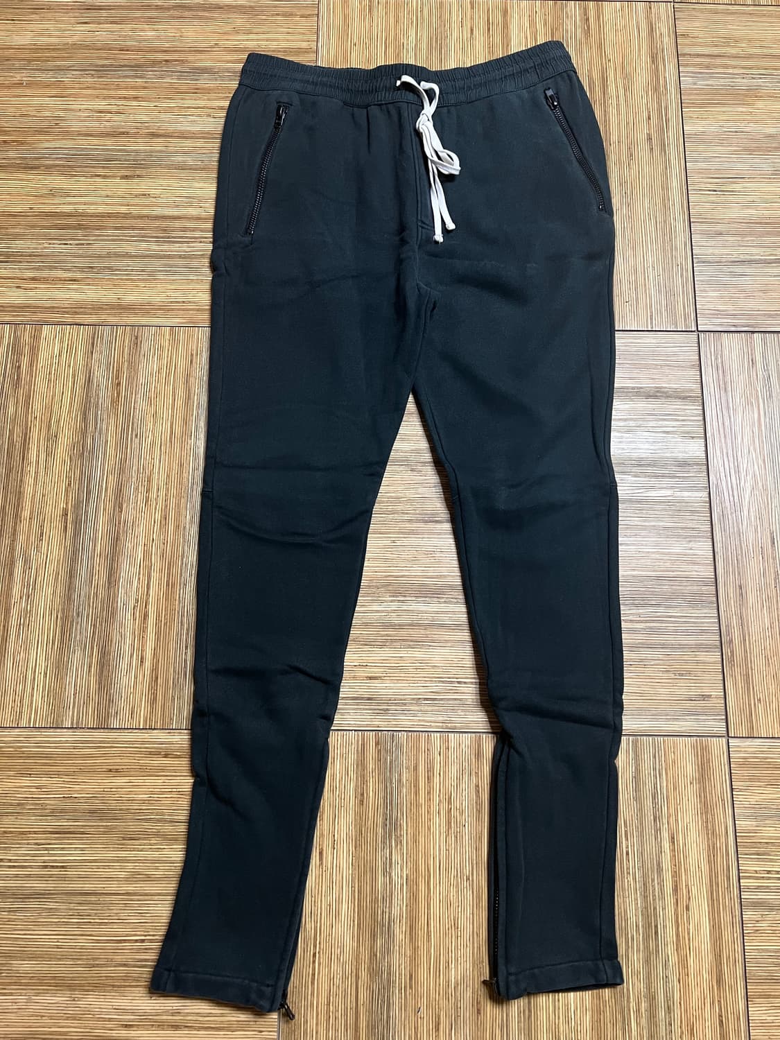 피어오브갓 에센셜 초판 스웨트팬츠 사이드지퍼 그레이 L + 블랙 L 상품이미지5