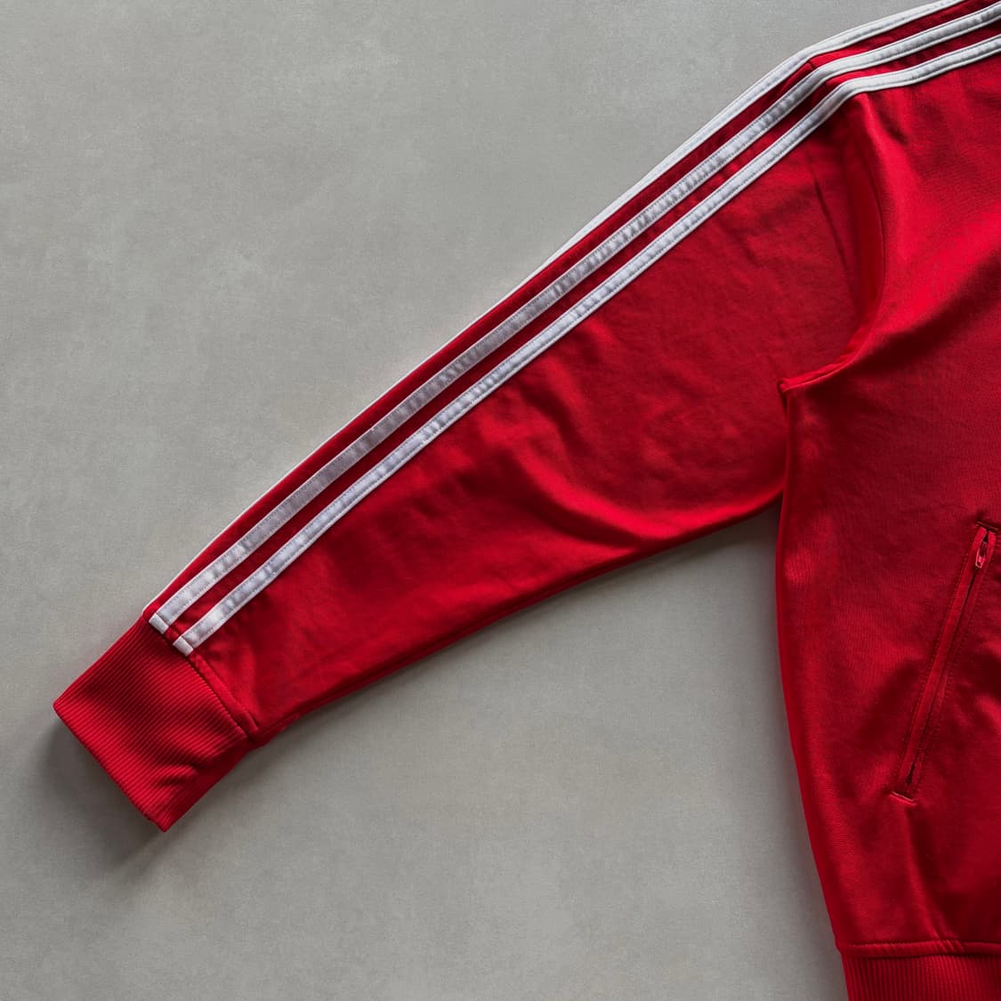 [S-M]아디다스 구형 파이어버드 레드 트랙탑 져지 상품이미지4