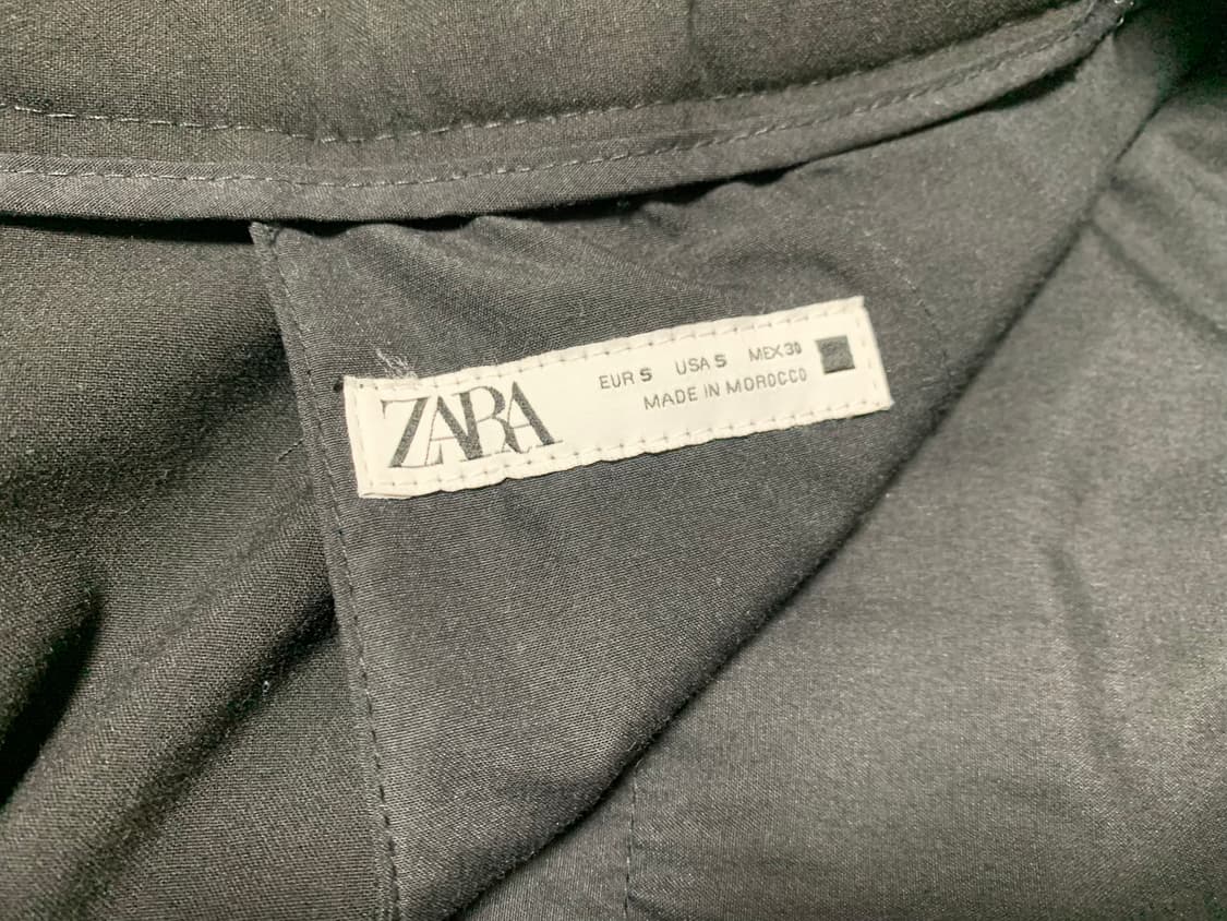 자라 하프 밴딩 투 턱 플리츠 슬랙스 트라우저 팬츠 새상품 상품이미지6